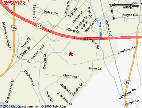 Map to Perkins County Health Services